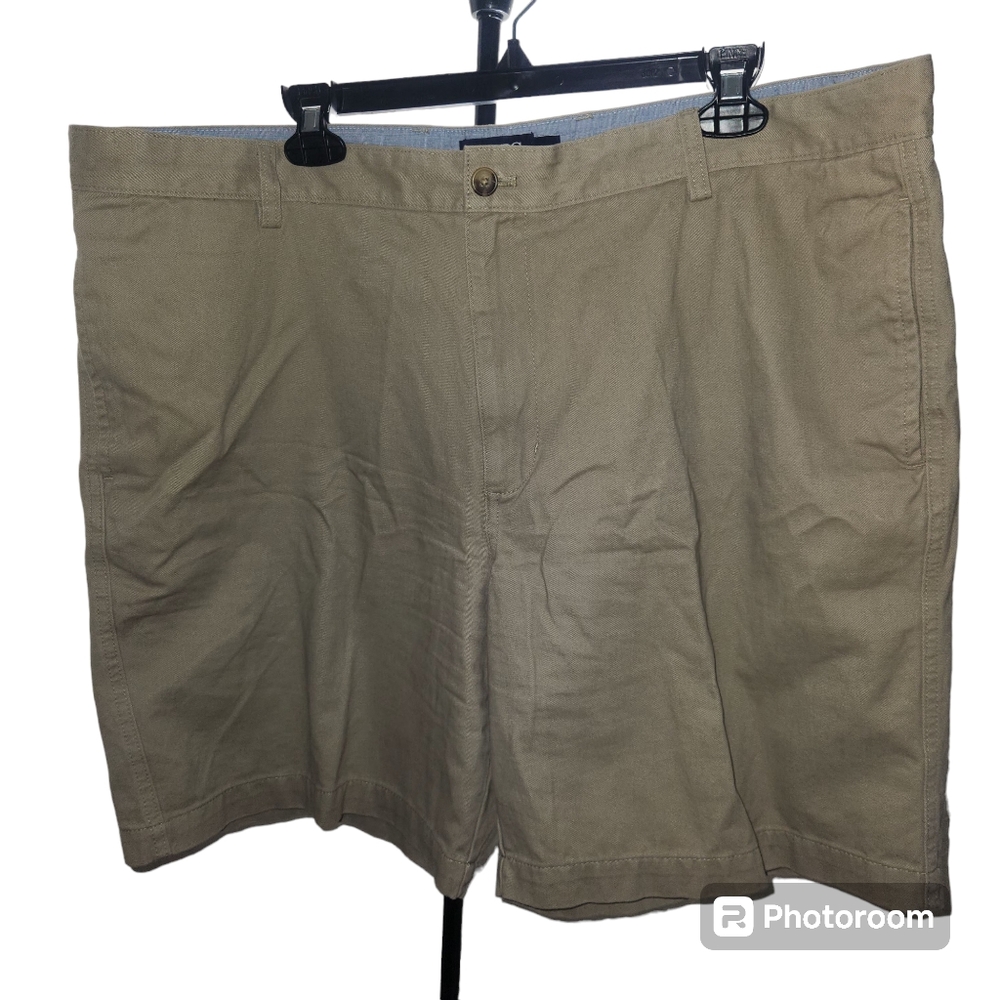 Chaps Chino Shorts Size 42 8" Inseam 100% Cotton Khaki Color